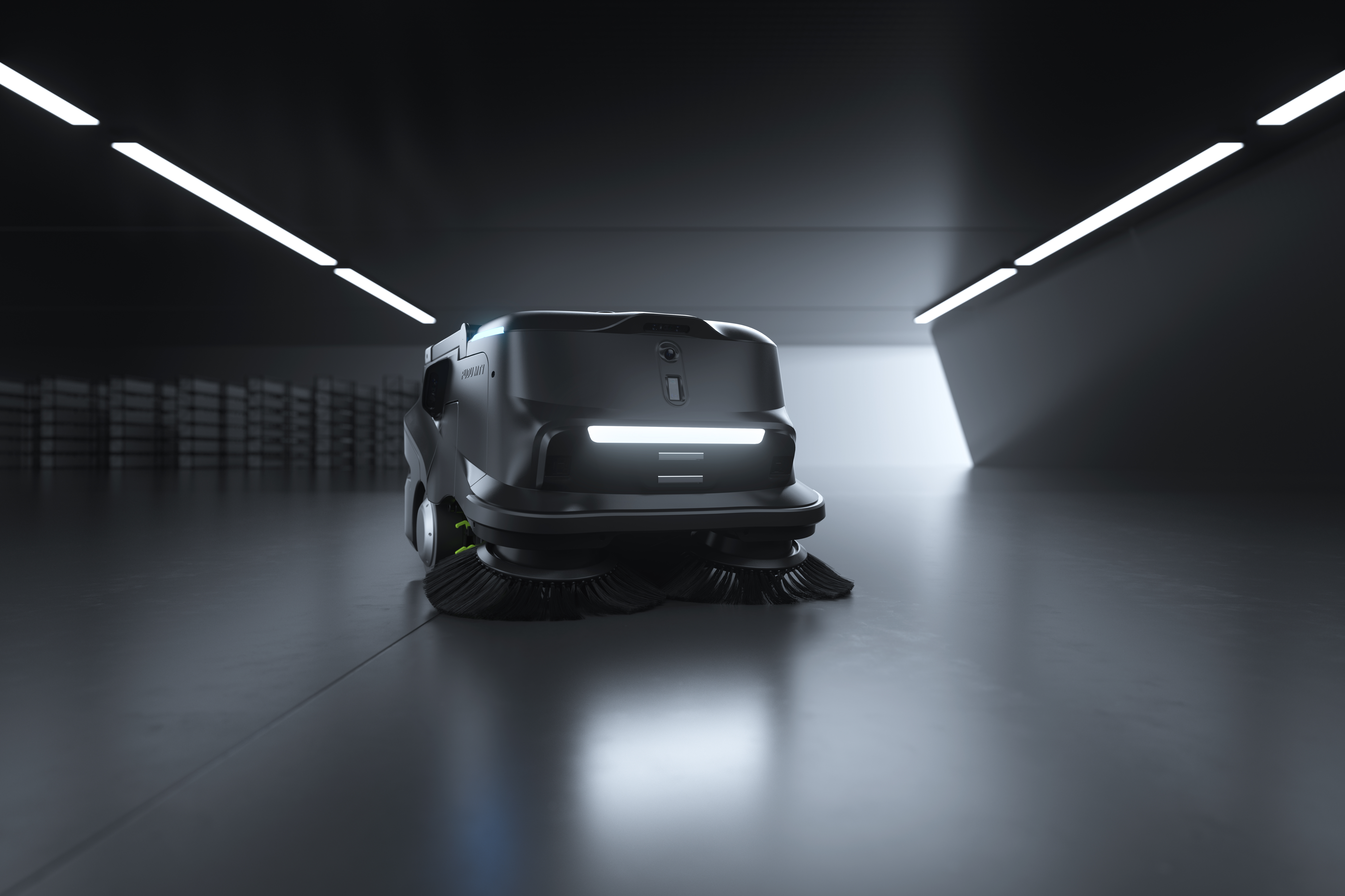 PUDU MT1 robot para limpieza industrial